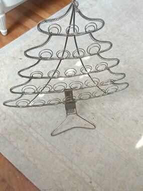 Vintage Christmas Tree Stand for Christmas cards